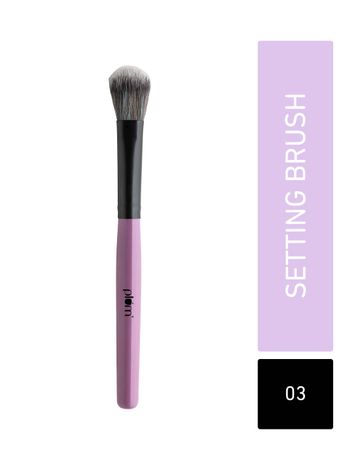 Buy Plum Soft Blend Setting Brush | Ultra-soft Bristles | Flawless Application | Easy Pick-up | 03-Purplle