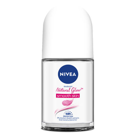 Buy Nivea Women Deodorant Roll on, Natural Glow Smooth Skin, 25 ml-Purplle