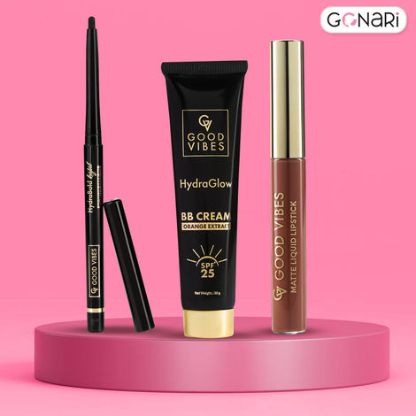 Buy Good VibesMust Have Makeup Kit-Caramel Mocha Combo of 3-Purplle