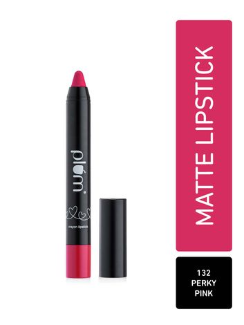 Buy Plum Twist & Go Matte Lipstick | Airbrushed Finish | Long Lasting |Perky Pink - 132 (Fuchsia Pink)-Purplle