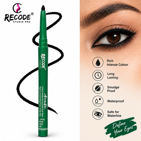 Buy Recode Acute Kajal Pencil- Black 0.35 gm-Purplle