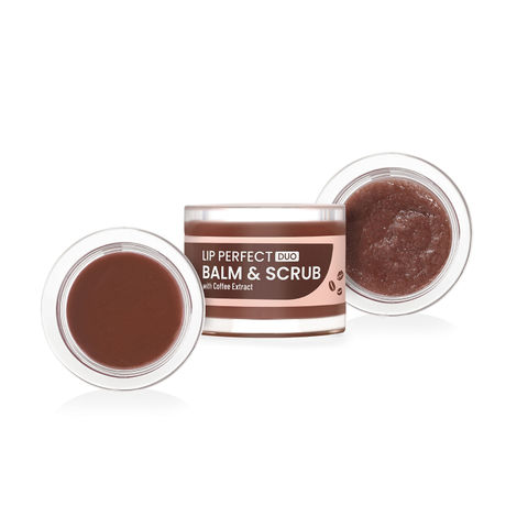 Buy Swiss Beauty Lip Perfect Duo Balm & Scrub with Coffee Extract for Pigmented Lips | Moisturises Dry & Chapped Lips | Soft & Smooth Lips | For Men & Women 7 gm-Purplle