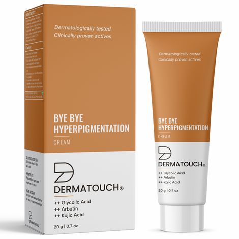 Buy DERMATOUCH Bye Bye Hyperpigmentation Cream |Best for Hyperpigmentation and Dark Spots Reduction | For Both Men & Women | 20G-Purplle