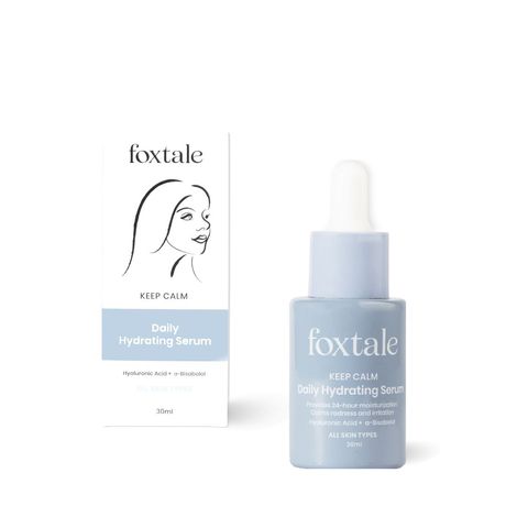 Buy Foxtale - Keep Calm Daily Hydrating Serum with Hyaluronic Acid - 30ml-Purplle