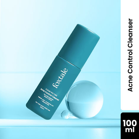 Buy Foxtale Clear Picture Acne Control Cleanser for Oily and Acne Prone Skin | With Salicylic Acid and Niacinamide | Anti-Acne Face Wash for Pimples | Unisex - 100 ML-Purplle