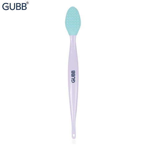 Buy GUBB Silicone Lip Scrubber for Soft & Fuller Lips - 2 Lip Exfoliating Brush-Purplle