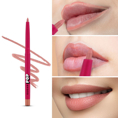 Buy SUGAR POP Velvet Matte Lip Liner 03 Beige Vibes - 0.27 gms - Creamy matte finish | Smudge-proof | Waterproof | Transfer-proof-Purplle