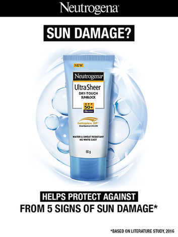 Buy Neutrogena Ultra Sheer SPF-50 PA+++ (80 ml)-Purplle