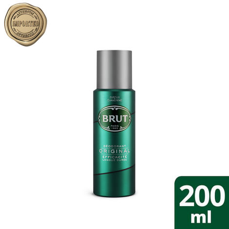 Buy Brut Original Deodorant Spray For Men, Masculine Long Lasting Fragrance, 200 ml-Purplle