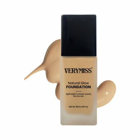 Buy VERYMISS Natural Glow Daily Wear Foundation - 02 Light Beige 30 ml-Purplle
