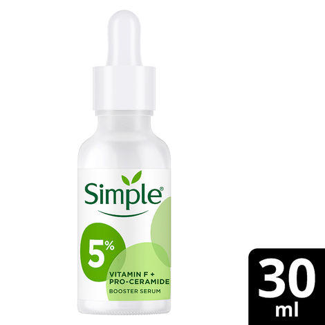 Buy Simple Booster Serum - 5 % Hemp Seed Oil + B3 For Strong Skin Barrier, 30 ml-Purplle