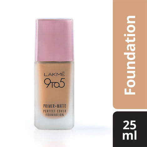 Buy Lakme 9 To 5 Primer + Matte Perfect Cover Foundation - Neutral Honey N260 (25 ml)-Purplle