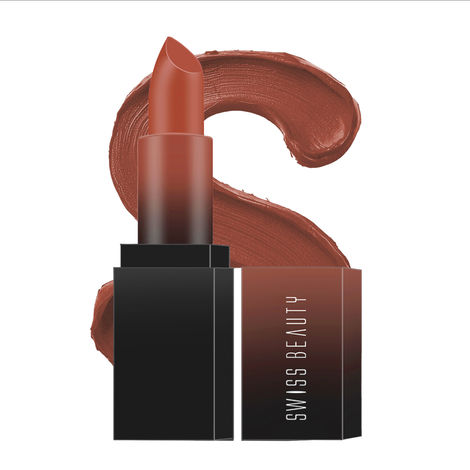 Buy Swiss Beauty HD Matte Lipstick Cute Nude 09 (3.5 gm)-Purplle