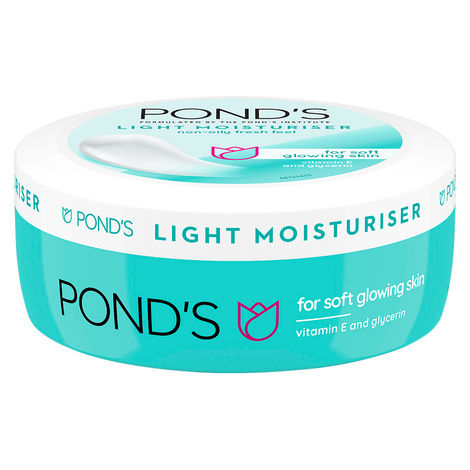 Buy Ponds Light Moisturiser Non-Oily Fresh Feel With Vitamin E + Glycerine-Purplle