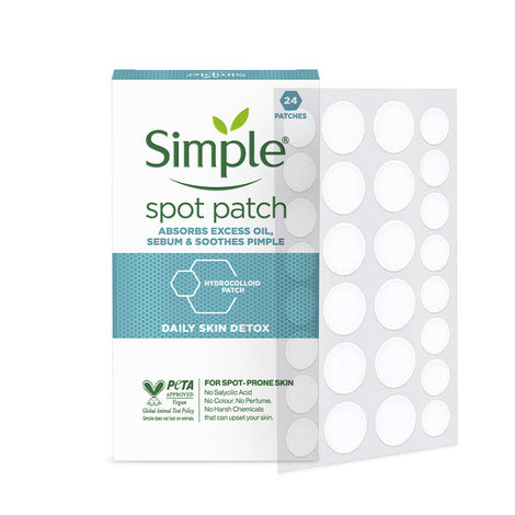 Buy Simple Daily Skin Detox Spot Patch (24 Patches)-Purplle