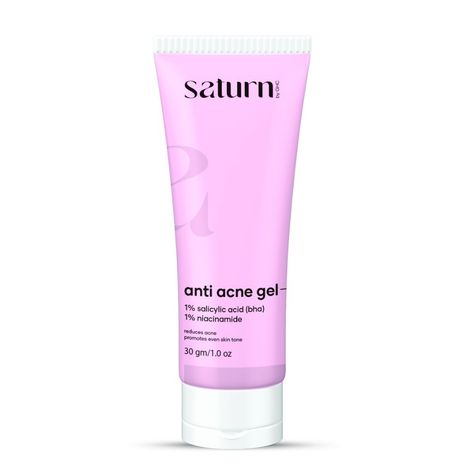 Buy Saturn by GHC Anti Acne Gel With Niacinamide & Salicylic Acid That Fights Active Acne & Reduces Acne Scars | Chemical Free-Purplle