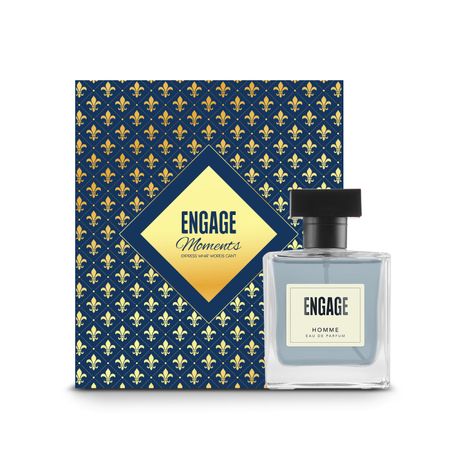Buy Engage Moments Luxury Perfume Gift for Men, Fresh & Citrus, Long Lasting, Birthday Gift, Pack of 1, 100ml-Purplle