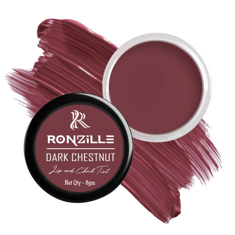 Buy Ronzille Lip and cheek Tint Dark Chestnut&nbsp; 8 gm-Purplle