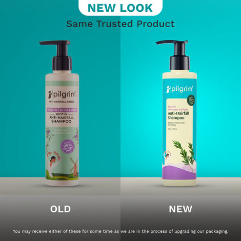 Buy Pilgrim Rosemary & Biotin Anti-Hairfall Shampoo helps in Reducing Hair Fall & Strengthens Hair, 200 ml, with Spanish Rosemary, Sulphate free Shampoo for Women & Men-Purplle