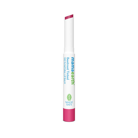 Buy Mamaearth Beetroot Tinted 100% Natural Lip Balm with Beetroot and Beeswax for Soft & Supple Lips - 2 g-Purplle