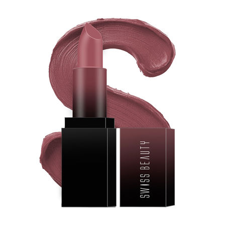 Buy Swiss Beauty HD Matte Lipstick Mauve Blush 07 (3.5 gm)-Purplle
