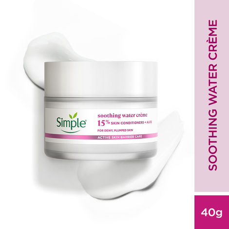 Buy Simple Active Skin Barrier Care Soothing Water Creme 40g-Purplle