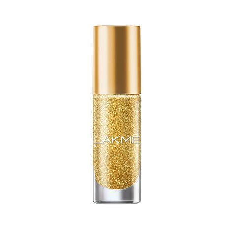 Buy Lakme Glitterati Collection Nail PaintDusty Gold 6 ml-Purplle