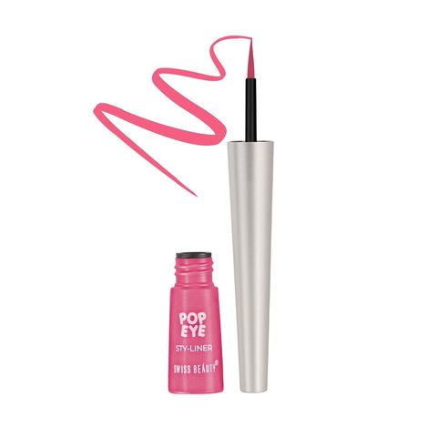 Buy Swiss Beauty Pop Eye Sty-Eyeliner 02 Neon Pink (3 ml)-Purplle