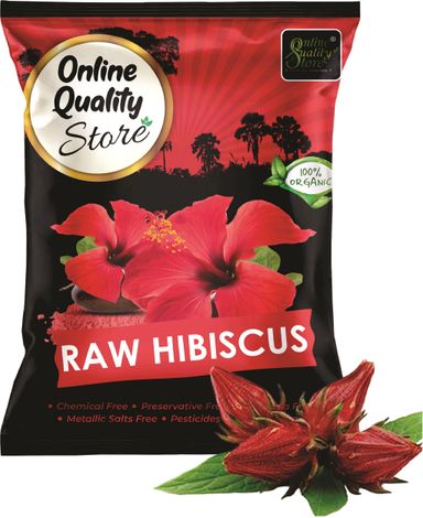 Buy Online Quality Store Raw Hibiscus - 50 gm |dry hibiscus flowers|dry hibiscus flowers for hair|Hibiscus Sabdariffa|Rosa Sinensis|gudhal ke phool{Raw_hibiscus}-Purplle