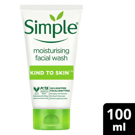 Buy Simple Kind to Skin Moisturising Facial Wash 100ml-Purplle