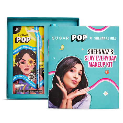Buy SUGAR POP Shehnaaz's Slay Everyday Makeup Kit - Set of 4 Makeup Essentials | Gifting Makeup Kit for Women-Purplle