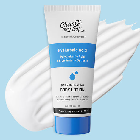 Buy Chemist at Play Hydrating Body Lotion | Skin Moisturization | Rice Water & Hyaluronic acid | 200 ml-Purplle