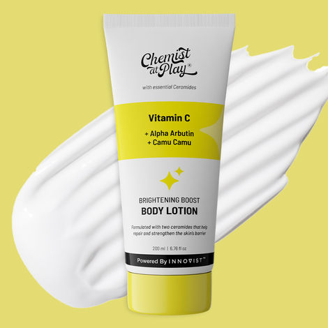 Buy Chemist at Play Brightening Body Lotion | Skin Moisturization | Arbutin & Vitamin C | 200 ml-Purplle