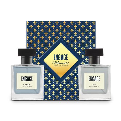 Buy Engage EDP Yin 100ml + Homme 100ml Giftbox-Purplle