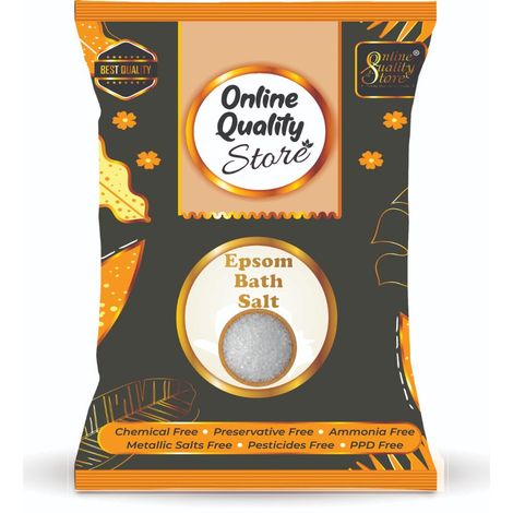 Buy Online Quality Store Epsom Bath Salt - 400 gm |bath salt for muscle relief Exotic & Indulging Preservatives Free |atural Dead Sea Salt {BathSalt_400}-Purplle