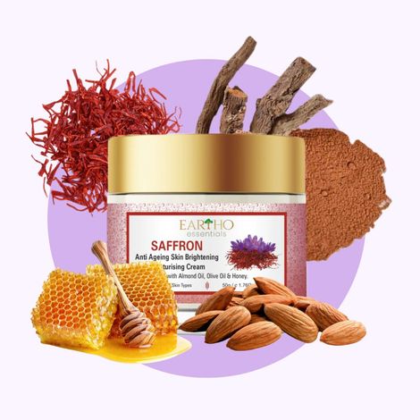 Buy Eartho Essentials Saffron Anti Ageing Cream 50 gm-Purplle