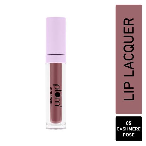 Buy Plum Glassy Glaze Lip Lacquer |Glossy Finish | 3-in-1 Lipstick + Lip Balm + Gloss |05 Cashmere Rose-Purplle