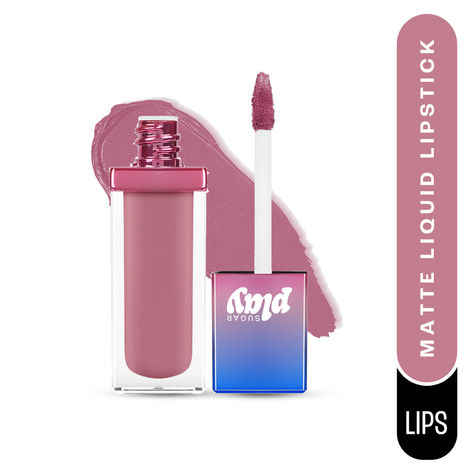 Buy SUGAR Play Vibe Check Liquid Lipstick 04 Stan - Rose Pink - 4.5 ml-Purplle
