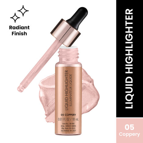 Buy Swiss Beauty Liquid Highlighter Illuminater - Coppery (18 ml)-Purplle