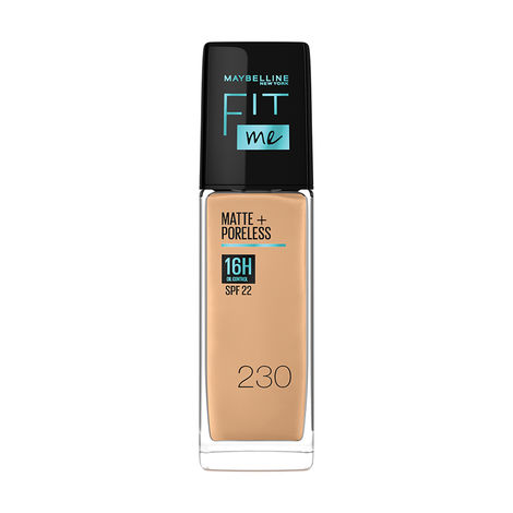 Buy Maybelline New York Fit Me Matte+Poreless Liquid Foundation 16H Oil Control - 230 Natural Buff, 30 ml-Purplle