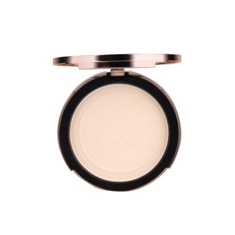 Buy MARS Matte On Compact Powder with Applicator Puff | Flawless Matte Finish for Face Makeup | Absorbs Oil, Conceals, and Blurs Pores | Long-Lasting & Lightweight Formula | (8 gm) (01-LIGHT)-Purplle