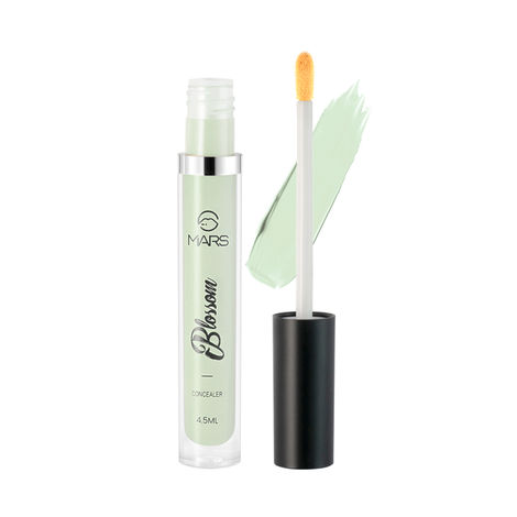 Buy MARS Blossom liquid Concealer | Lightweight With Full Coverage | Highly Blendable Concealer for Face Makeup | Crease Resistant Formula (4.5 ml) (Green)-Purplle