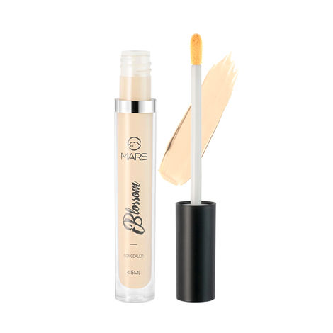 Buy MARS Blossom Concealer - Lightweight With Full Coverage and High Blendability - 09 Yellow | 4.5ml-Purplle