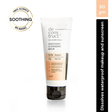 Buy Deconstruct Soothing cleansing balm - 0.1% bisabolol and 1% Oats Oil (50 g)-Purplle