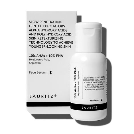 Buy LAURITZ 10% AHAs + 10% PHA Nightly Retexturizing Serum30 ml-Purplle