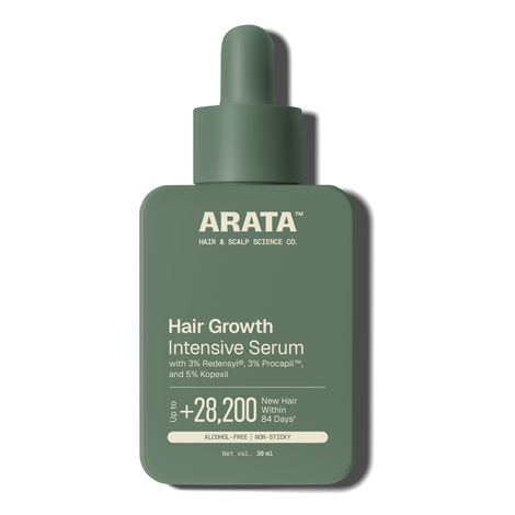 Buy Arata Intensive Hair Growth Serum With 5% Kopexil+3% Redensyl+3% Procapil - 30 ml-Purplle
