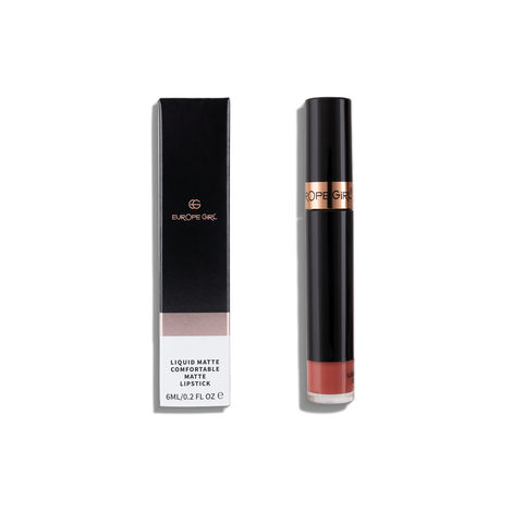 Buy Europe Girl Comfortable Matte Liq Lipstick -Bella - 05 6ml-Purplle