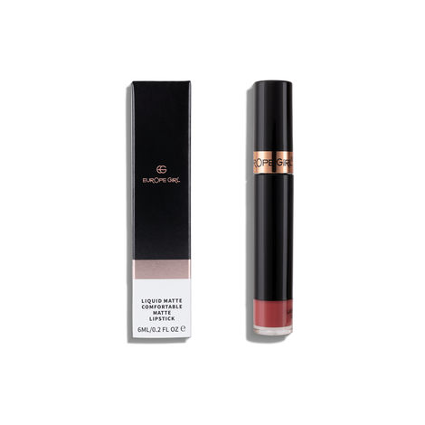 Buy Europegirl Cosmetics Comfortable Matte Liq Lipstick : Novale - 08 6 ml-Purplle