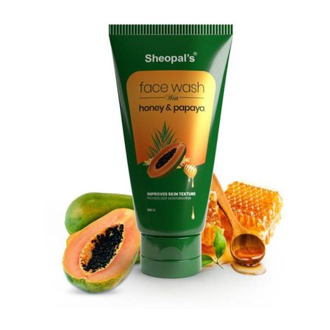 Buy Sheopal's Honey And Papaya Remove Tan, Dead Skin And Moisturize Skin With Goodness Of Antioxidants Face Wash (100 ml)-Purplle