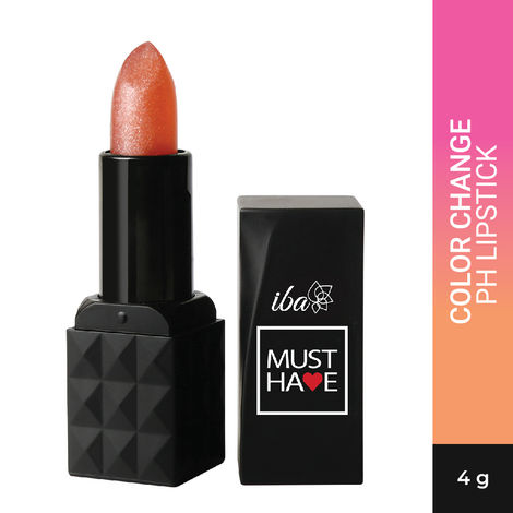 Buy Iba Must Have Colour Change Gel Lipstick Shade 01 Princess, 4 gm | Long Lasting | Glossy Finish | Enriched with Vitamin E & Argan Oil | 100% Natural, Vegan & Cruelty Free-Purplle
